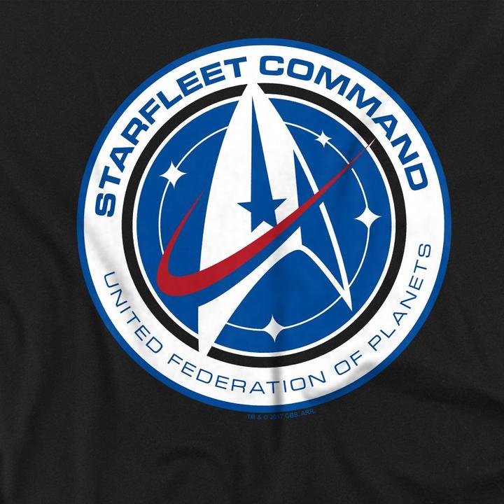 Actual product image Universal Textiles Unisex Adult Starfleet Command T-Shirt (XL)