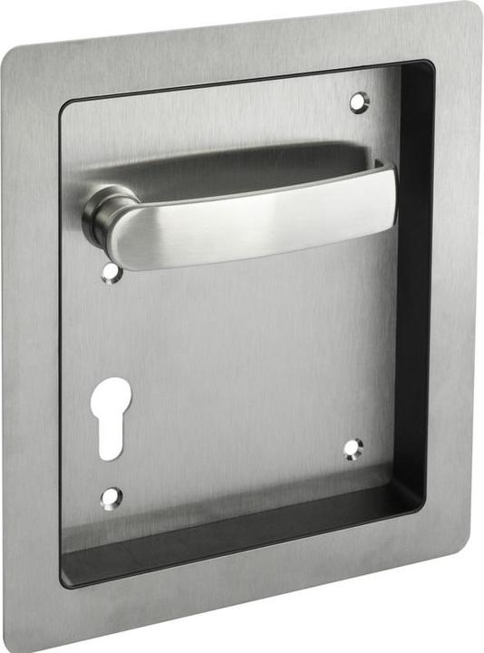 Immagine prodotto Ogro Garnitura con maniglia piatta da incasso 8937A, profondità 23 mm (Maniglia della porta)