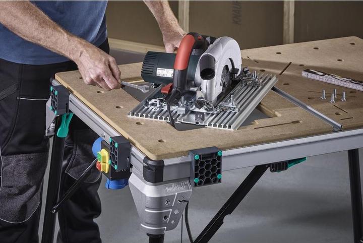 Actual product image wolfcraft wolfcraft 1 Maschinenplatte + Befestigung f. 6918 (Metal)