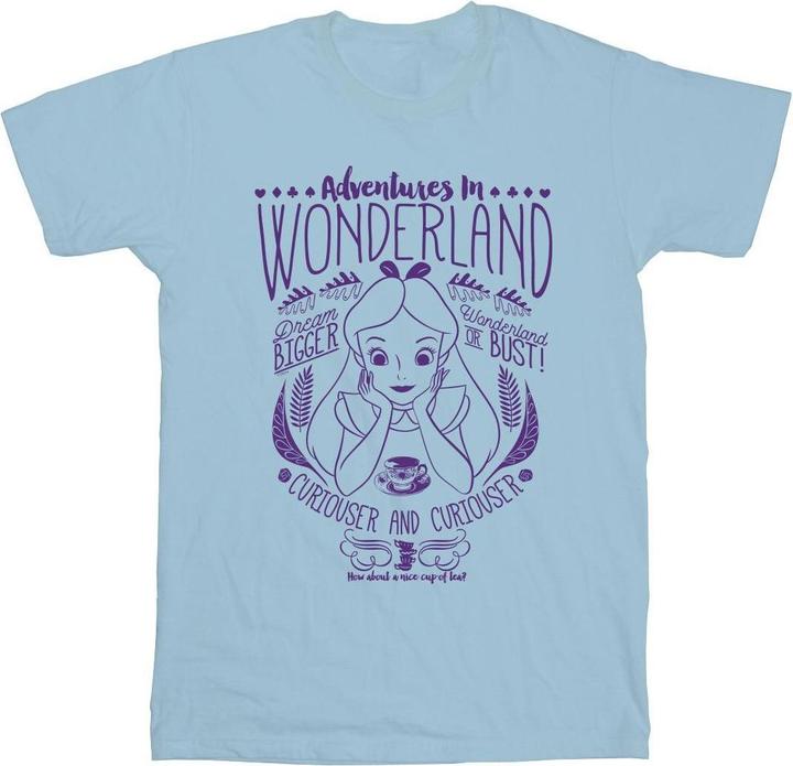 Immagine prodotto Disney Alice In Wonderland Adventures In Wonderland Maglietta Ampia Donna (S)