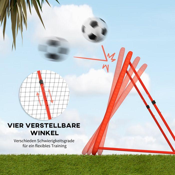 Produktbild Swisshandel24 Rebounder für Fussball, klappbar Fussball Rebounder mit Schutzrand, Heringe