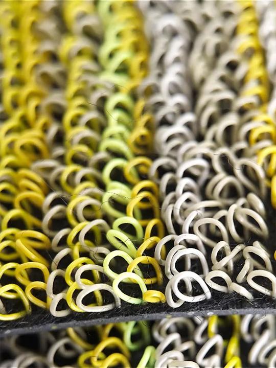 Produktbild Chilewich Fussmatten gelb gestreift