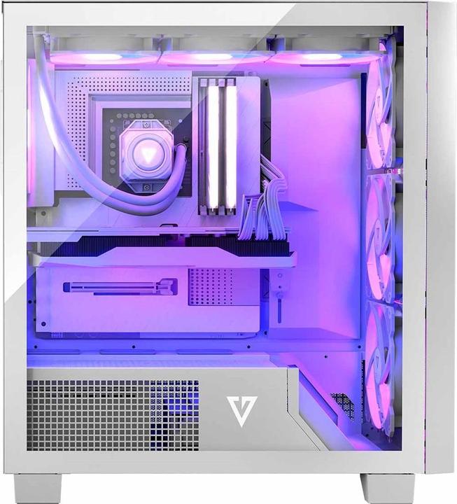 Produktbild Modecom Volcano Perun Apex ARGB biała (mATX, Mini-ITX, ATX, E-ATX)