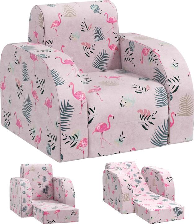 Actual product image Aiyaplay Kindersessel Schaumstoff, Polyester Rosa (Child armchair)