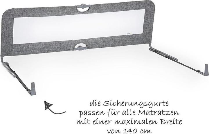 Produktbild Hauck Sleep N Safe Plus XL Melange grey (150 cm)