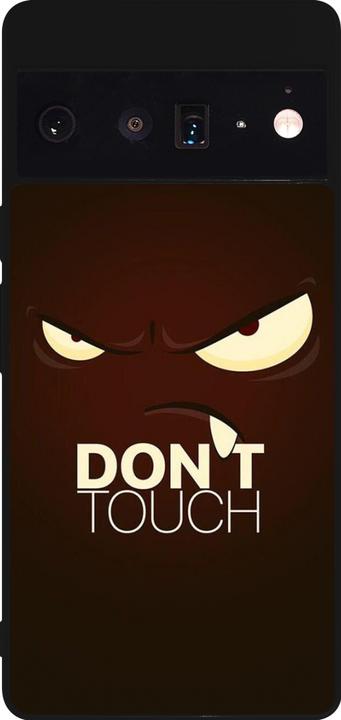 Actual product image PhoneLook Cover silicone black Angry Dont Touch (Google Pixel 6 Pro)