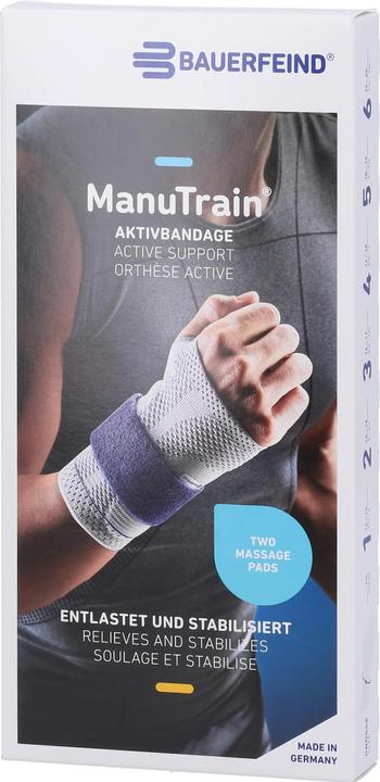 Actual product image Bauerfeind Active bandage left titanium (5)