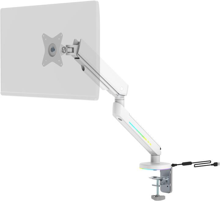 Actual product image Deltaco Gaming RGB - Single Arm Monitor Mounts (Table, 32")