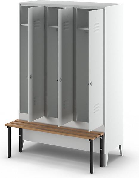 Image du produit Wolf Vestiaire avec banc en saillie (120 cm, 185 cm)