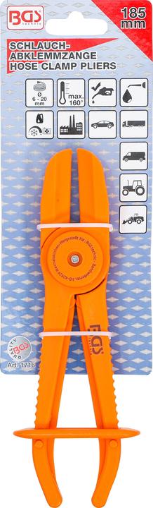 Produktbild BGS Schlauch-Abklemmzange 185 mm (185 mm)