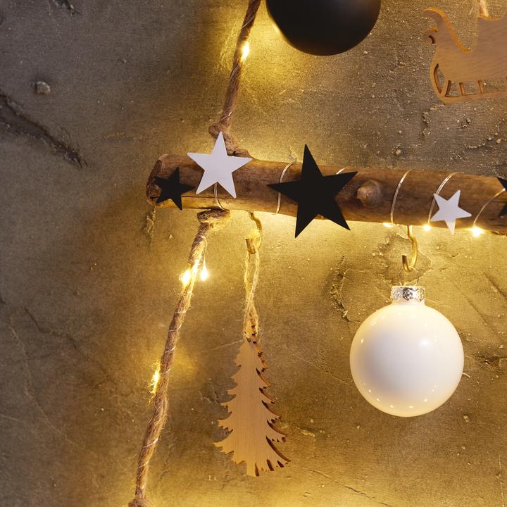 Image du produit VBS Pendentifs en bois "Motifs d'hiver", 6 pièces