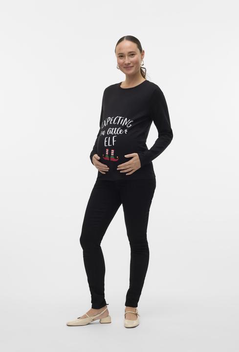 Image du produit Mamalicious Coupe normale Top col rond Blouse (M)