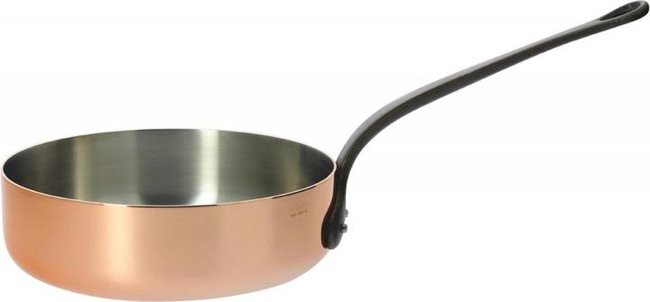 de Buyer Inocuivre sauté pan with cast iron handle (24 cm, Saucepan, Stainless steel, Copper)