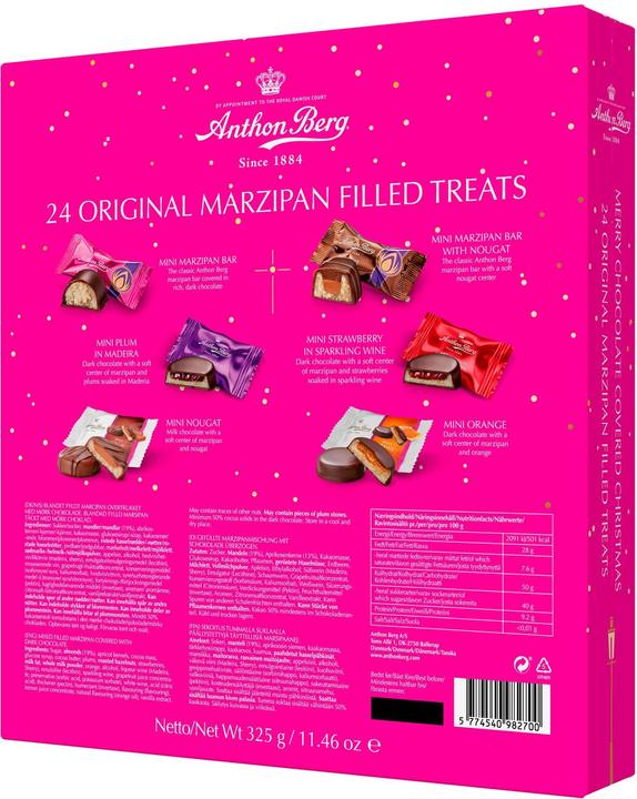 Produktbild Anthon Berg Alkoholhaltige Marzipanspezialitäten