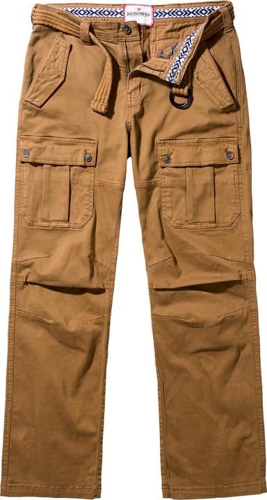 Actual product image Joe Browns Classic Cargo Trousers with Woven Belt (W52/L32)