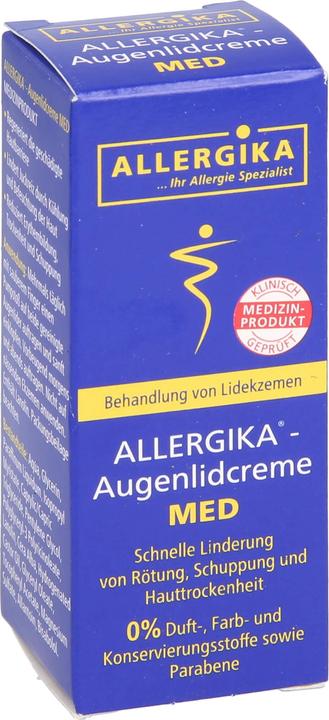 Actual product image Allergika Eyelid cream Med (Crème, 15 ml, Day + Night)