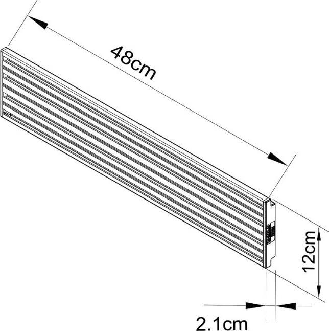 Immagine prodotto Multibrackets Profilo in alluminio, Sistema Modulare Pro, nero
