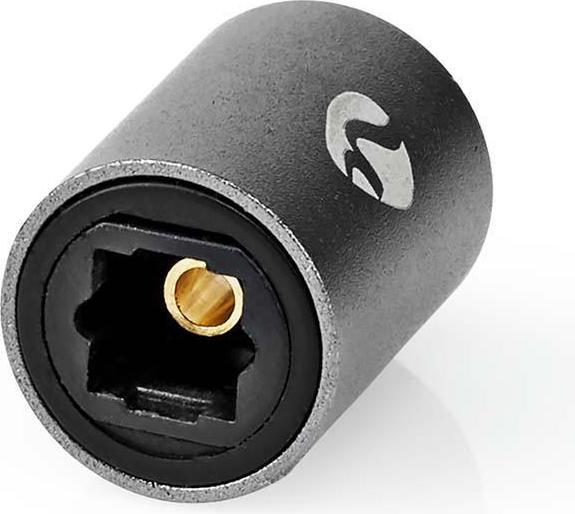 Immagine prodotto Nedis Adattatore audio ottico jack TosLink - jack TosLink Alluminio Grigio Antracite