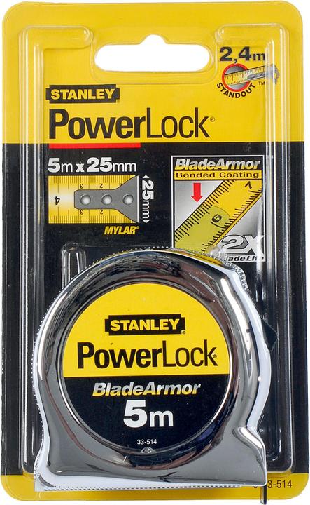 Image du produit Stanley STRIPS STRIPS 5m x 25mm STEEL MICROPOWERLOCK (Métrique)