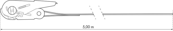 Produktbild Thirard Spanngurt, 5m, mit Ratsche