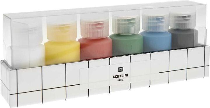Produktbild Rico Design Acrylini Set Basic, 6 x 22 ml.800150