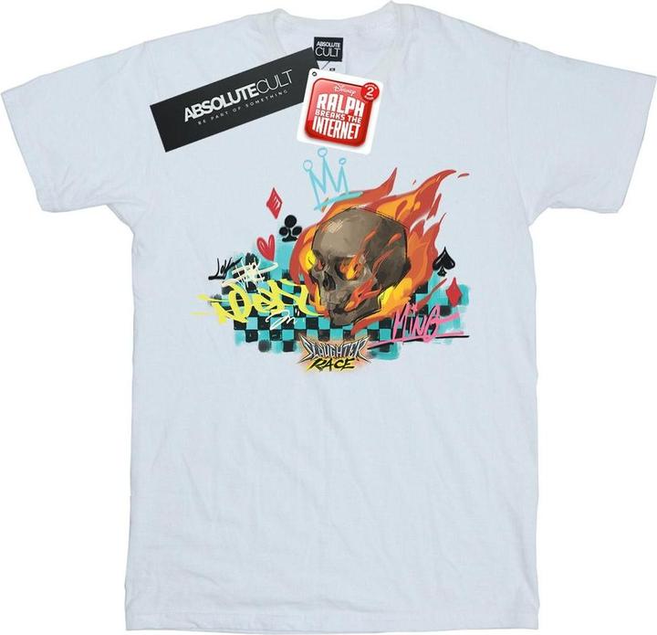 Immagine prodotto Disney Wreck It Ralph Race Skull Maglietta Ampia Donna (XL)