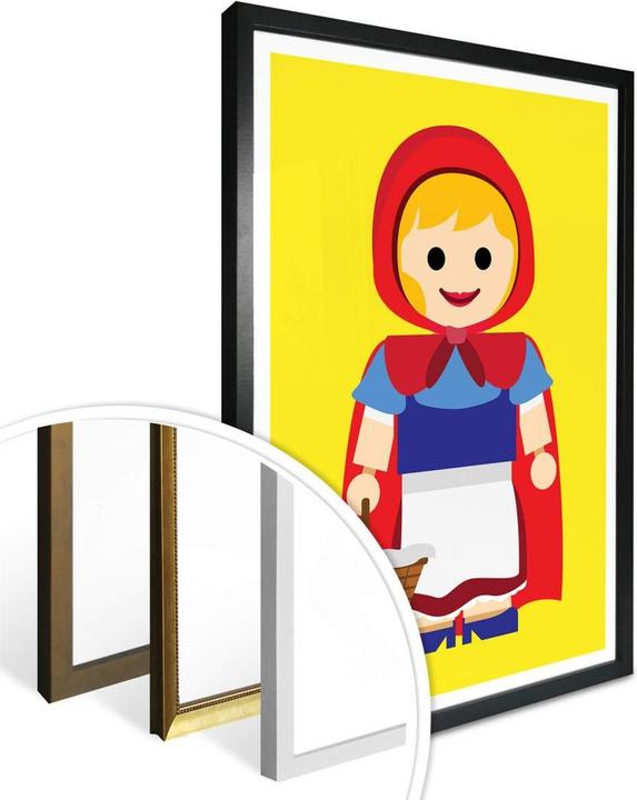 Immagine prodotto Trenddeko Giocattolo di Cappuccetto Rosso (120 x 150 cm)