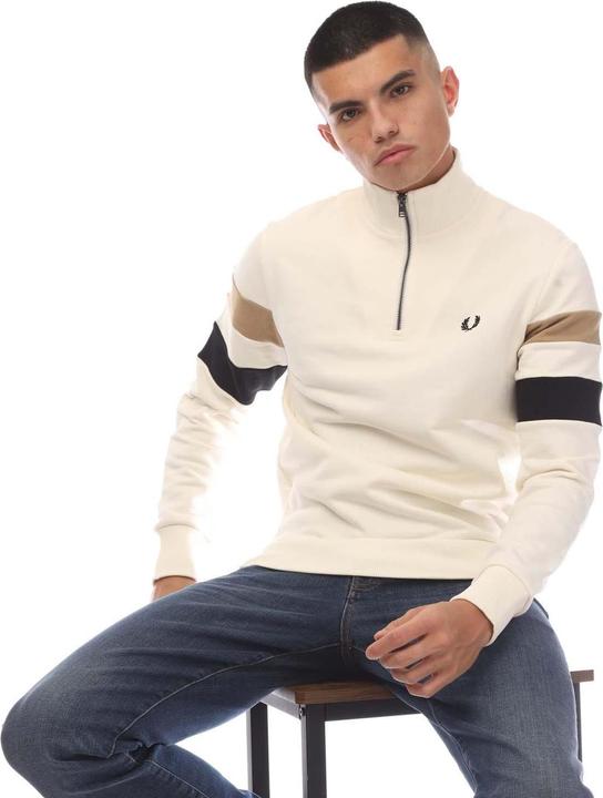 Produktbild Fred Perry Sweatshirt mit halbem Reissverschluss (S)