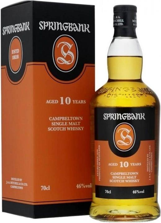Actual product image Springbank 10 Years (Single Malt, Scotch whisky, 1 x 70 cl)