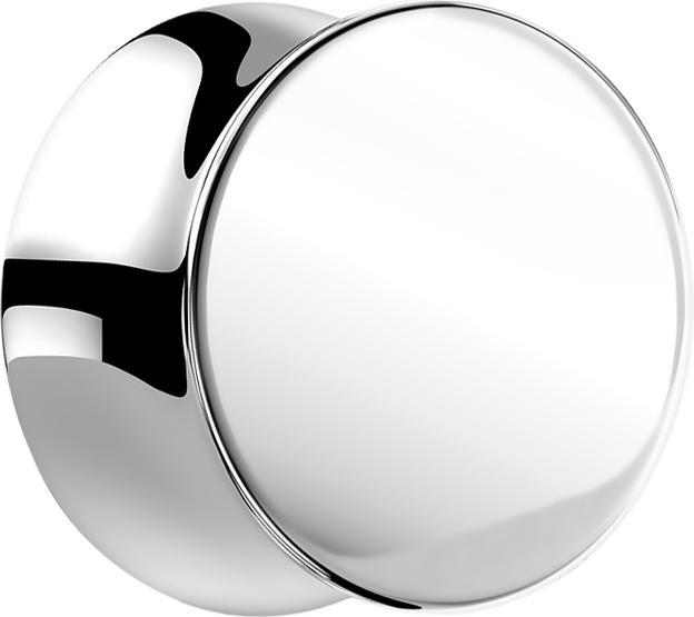 Actual product image Star Piercing Flared plug silver (Surgical steel 316L, without brass)