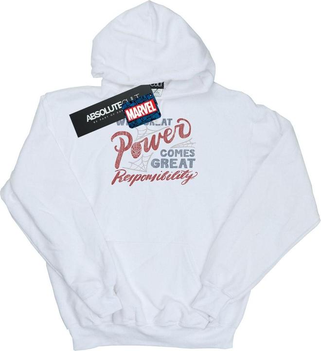 Actual product image Girls Spider-Man Great Responsibility Hoodie (116)