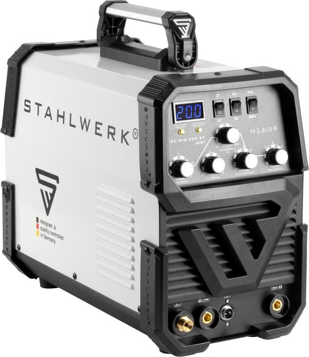 Produktbild Stahlwerk Kombi Schweissgerät AC/DC WIG 200 ST IGBT Vollausstattung 200 Ampere