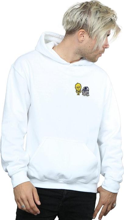 Immagine prodotto Star Wars Resistance Droids Chest Print Felpa con Cappuccio Uomo (S)