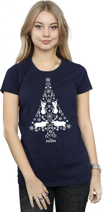 Immagine prodotto Disney Frozen Christmas Tree Maglietta Donna (XL)