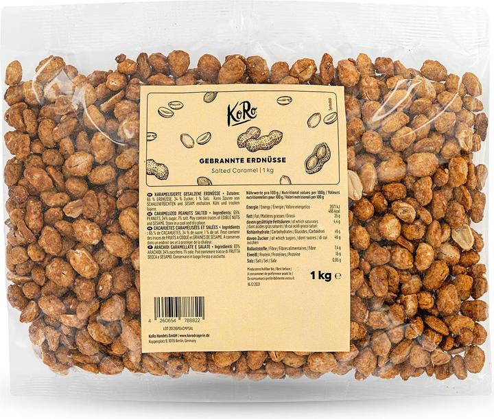 Produktbild KoRo Karamellisierte gesalzene Erdnüsse (1000 g)