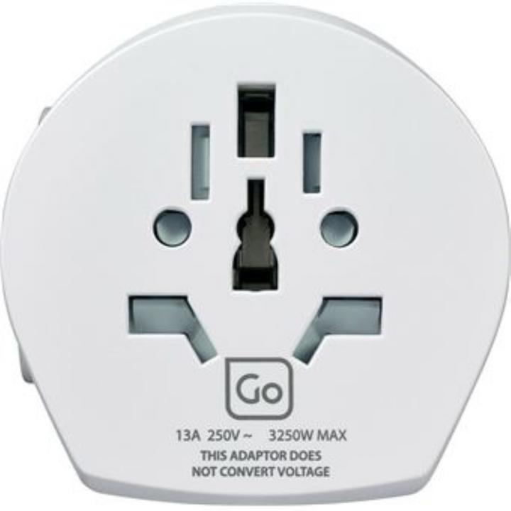 Actual product image Go Travel Worldwide Adaptor Earthed