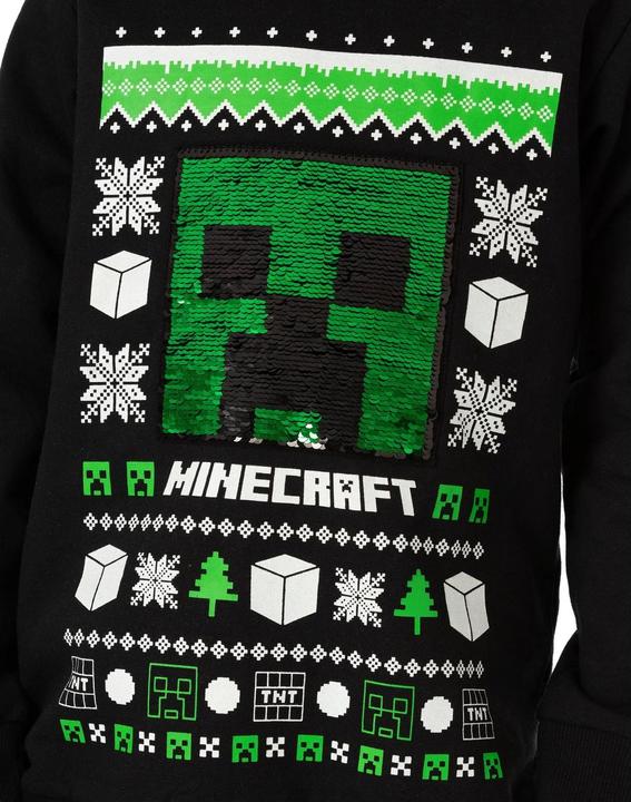 Immagine prodotto Minecraft Pull de Noël enfants/enfants Creeper à paillettes (122)