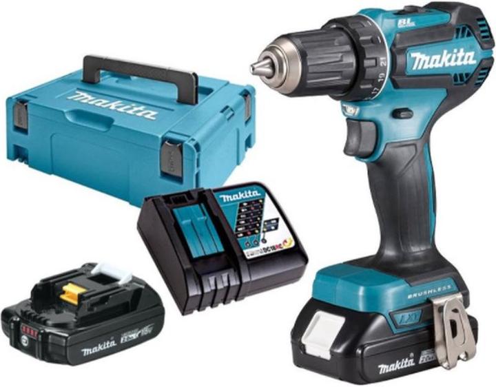 Actual product image Makita Cordless drill driver DDF485RAJ (Rechargeable battery operated)