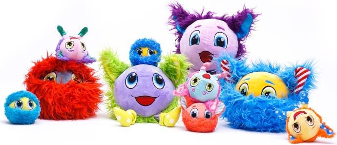 Produktbild Simba Furlocks Mini Plüschmonster assortiert (20 cm)
