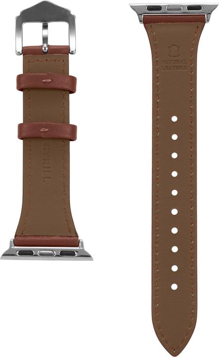 Actual product image Spigen Kajuk Apple Watch Leather Strap 4/5/6/7/8 / SE 40/41 mm brown (38 mm, 40 mm, 41 mm, Genuine Leather)