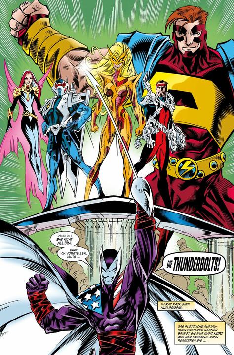 Actual product image Panini Thunderbolts Anthologie (German, Kelly, Collin/Borges, Markua, Geraldo/Bagley, 2025)