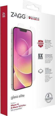 Produktbild Zagg InvisibleShield Glass Elite Screen Protector for iPhone 14/13/13 Pro (1 Stück, Apple iPhone 13)