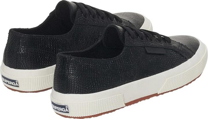 Actual product image Superga Womens/Ladies 2750 Snake Print Grain Leather Trainers (38)