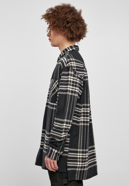 Actual product image Urban Classics Long Oversized Checked Summit Shirt - 19483 (L)