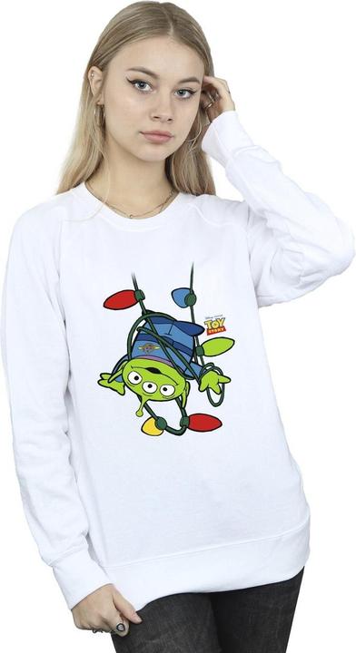 Actual product image Disney Womens/Ladies Toy Story Christmas Lights Aliens Sweatshirt (L)