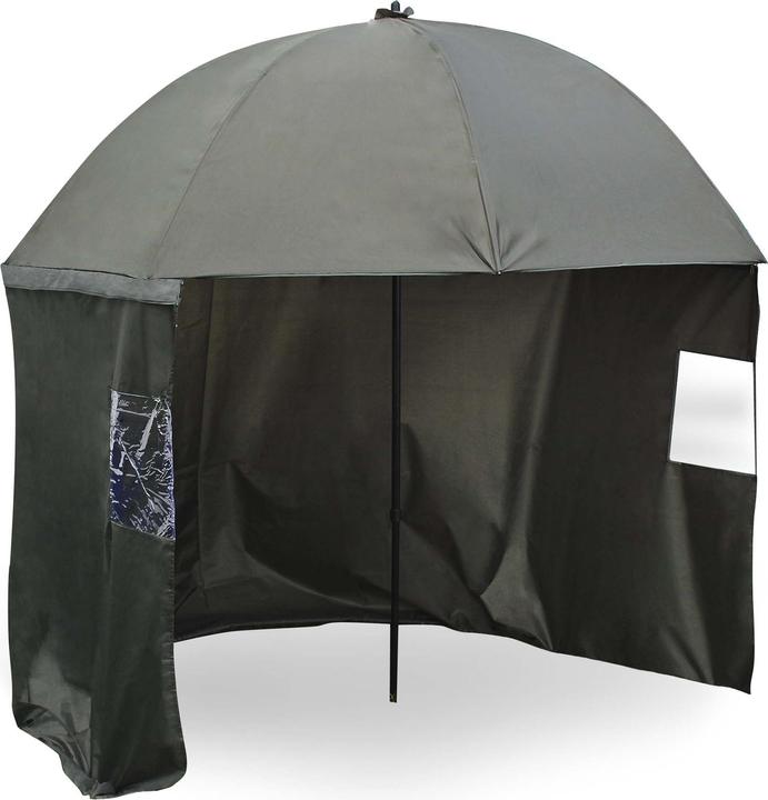 Actual product image Wiltec Fishing umbrella 250cm umbrella tent side wall fishing fishing umbrella windbreak (2 m)