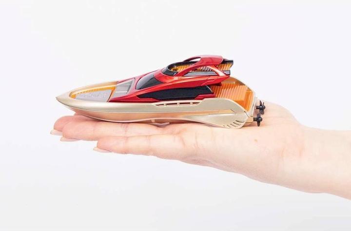 Actual product image Invento Mini Motor Yacht RC Beginner Motorboat 145 mm