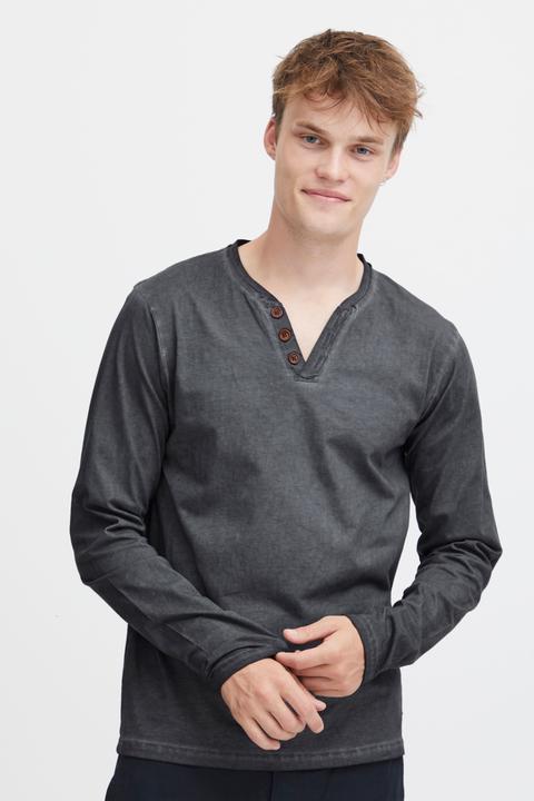 Actual product image Solid Tinox Men's Longsleeve With V-Neck Made Of 100% Cotton (XL)