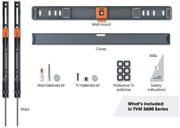 Produktbild Vogels TVM 3605 (Wand, 100", 75 kg)