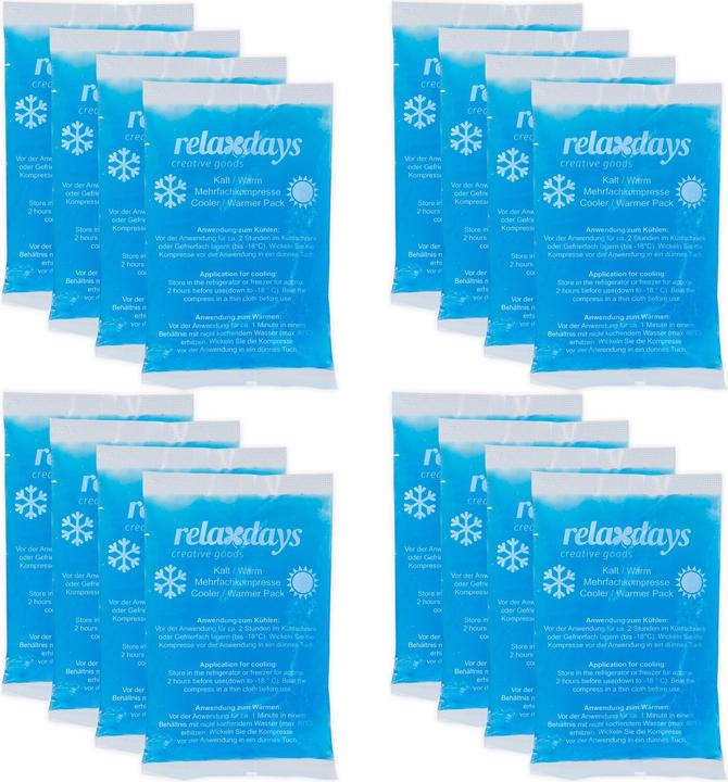 Image du produit Relaxdays 16x pad de refroidissement (16 x, 100 g)